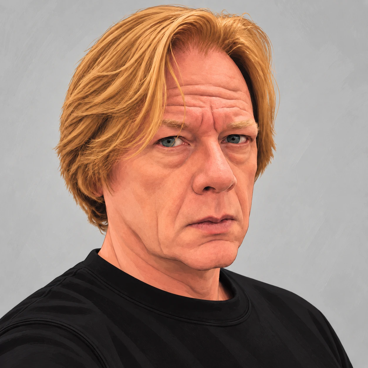 Illustrated portrait of Nick Simons